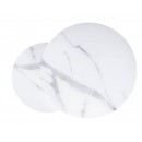 Комплект SIGNAL ATLANTA C (2 стола журнальных) белый мрамор/черный мат